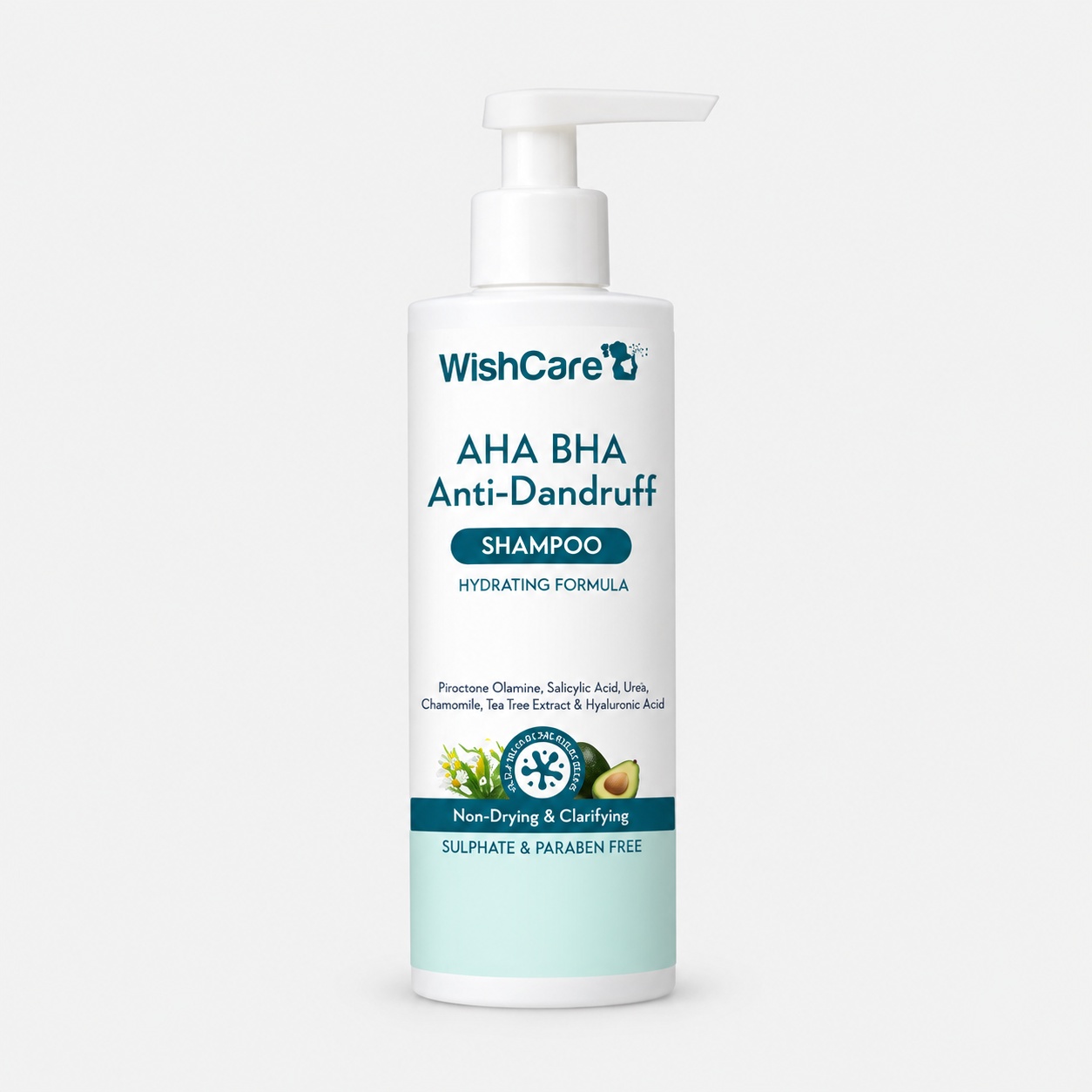 WishCare AHA BHA Anti Dandruff Shampoo