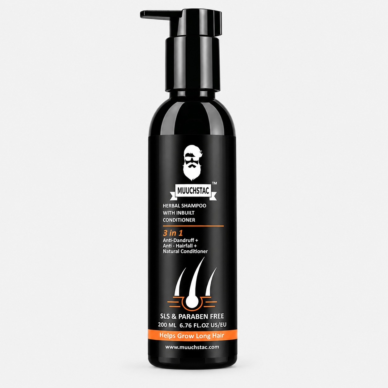 Muuchstac Herbal Shampoo with Inbuilt Conditioner