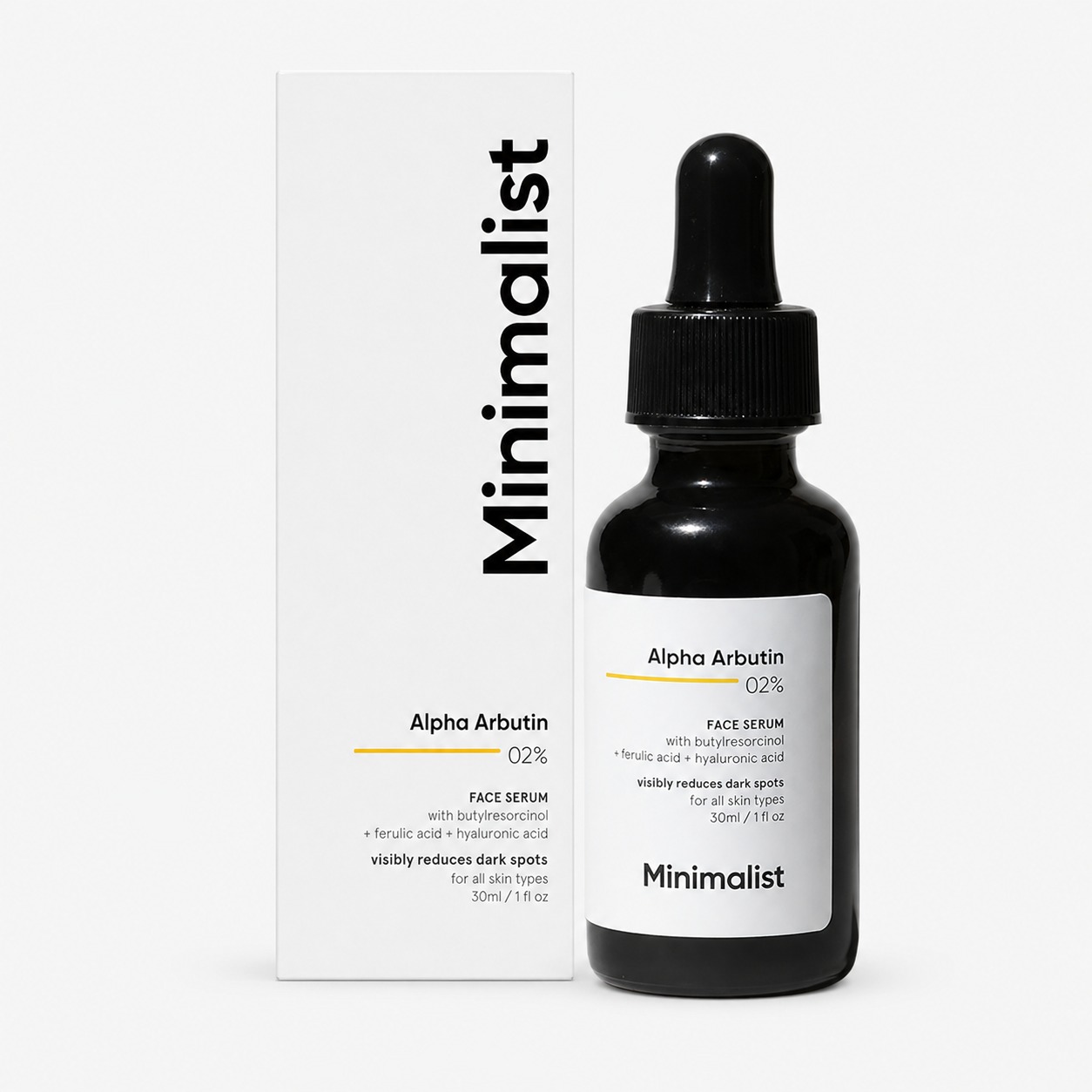 Minimalist Alpha Arbutin 2% Face Serum 30ml pigmentation care