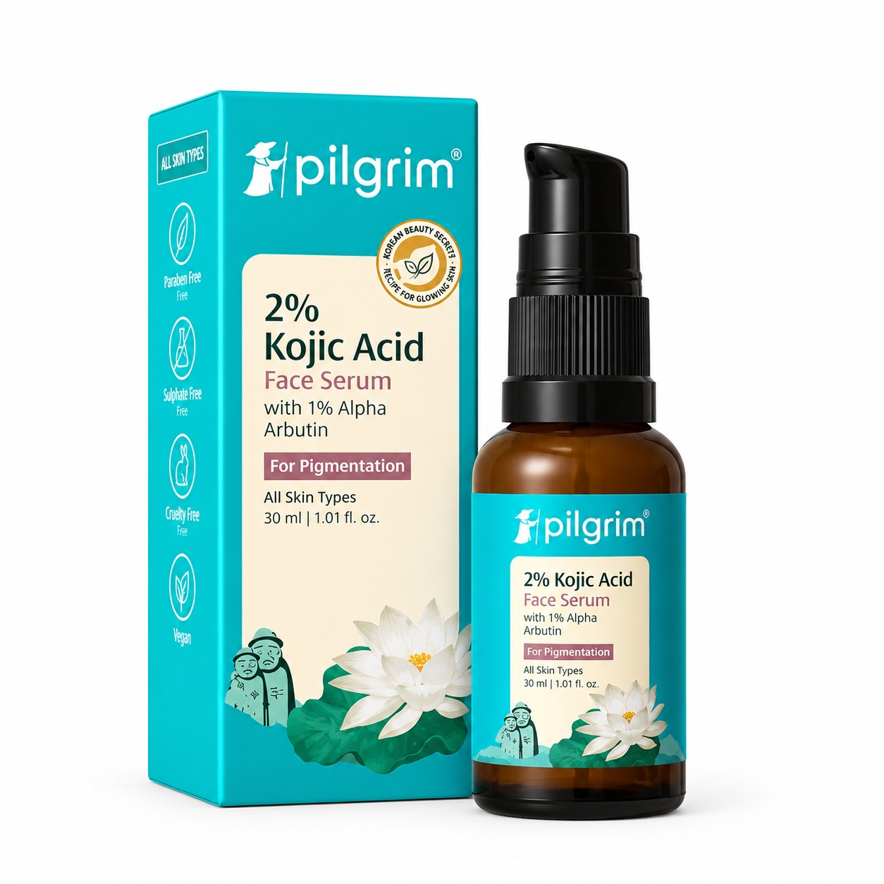 Pilgrim 2% Kojic Acid Face Serum