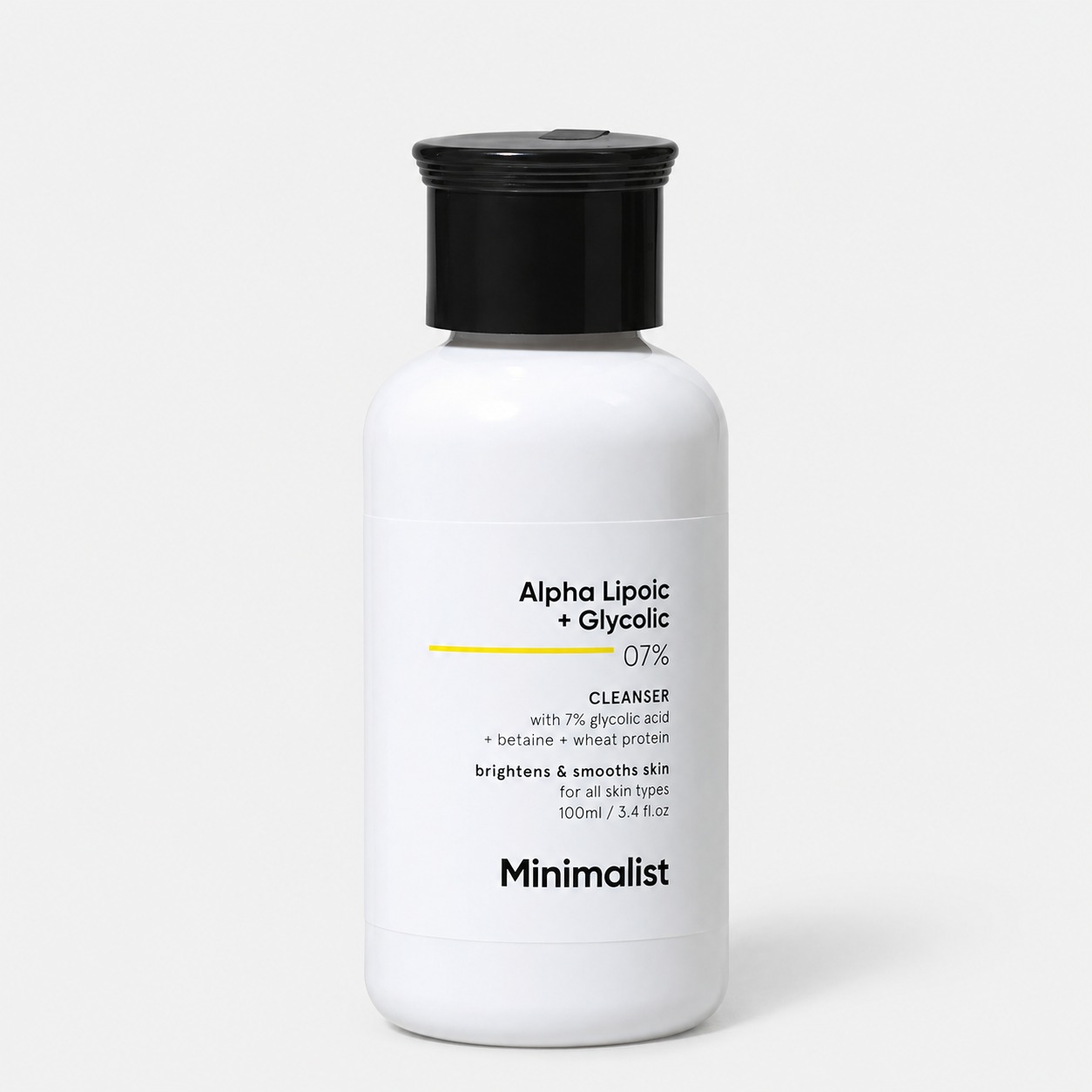 Minimalist Alpha Lipoic + Glycolic 7% Cleanser