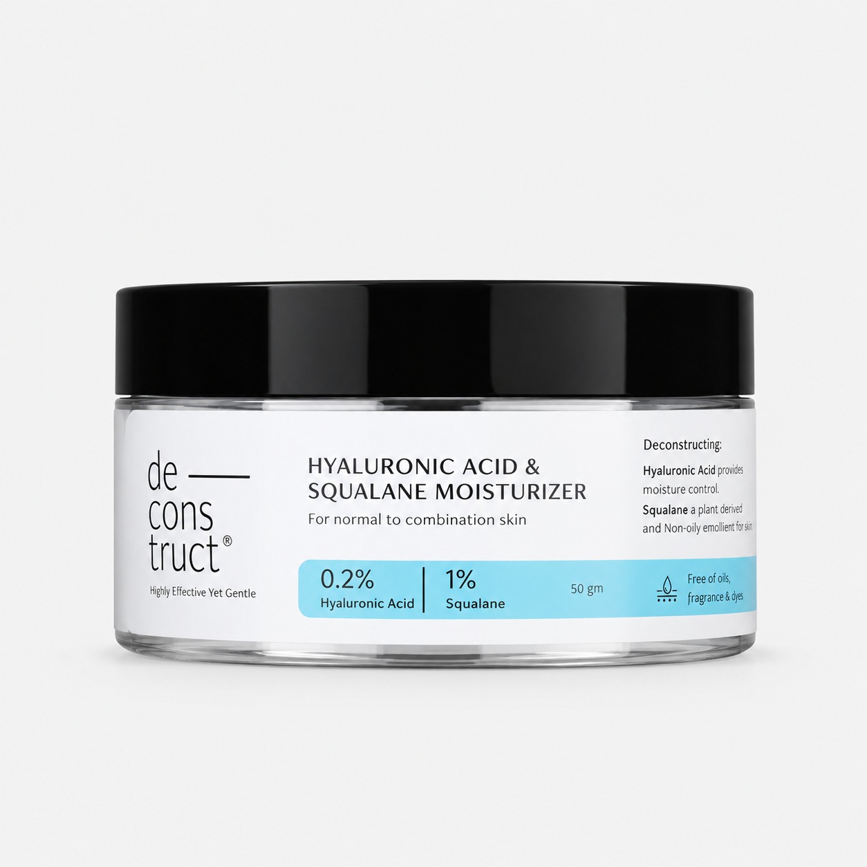 Deconstruct Hyaluronic Acid & Squalane Moisturizer