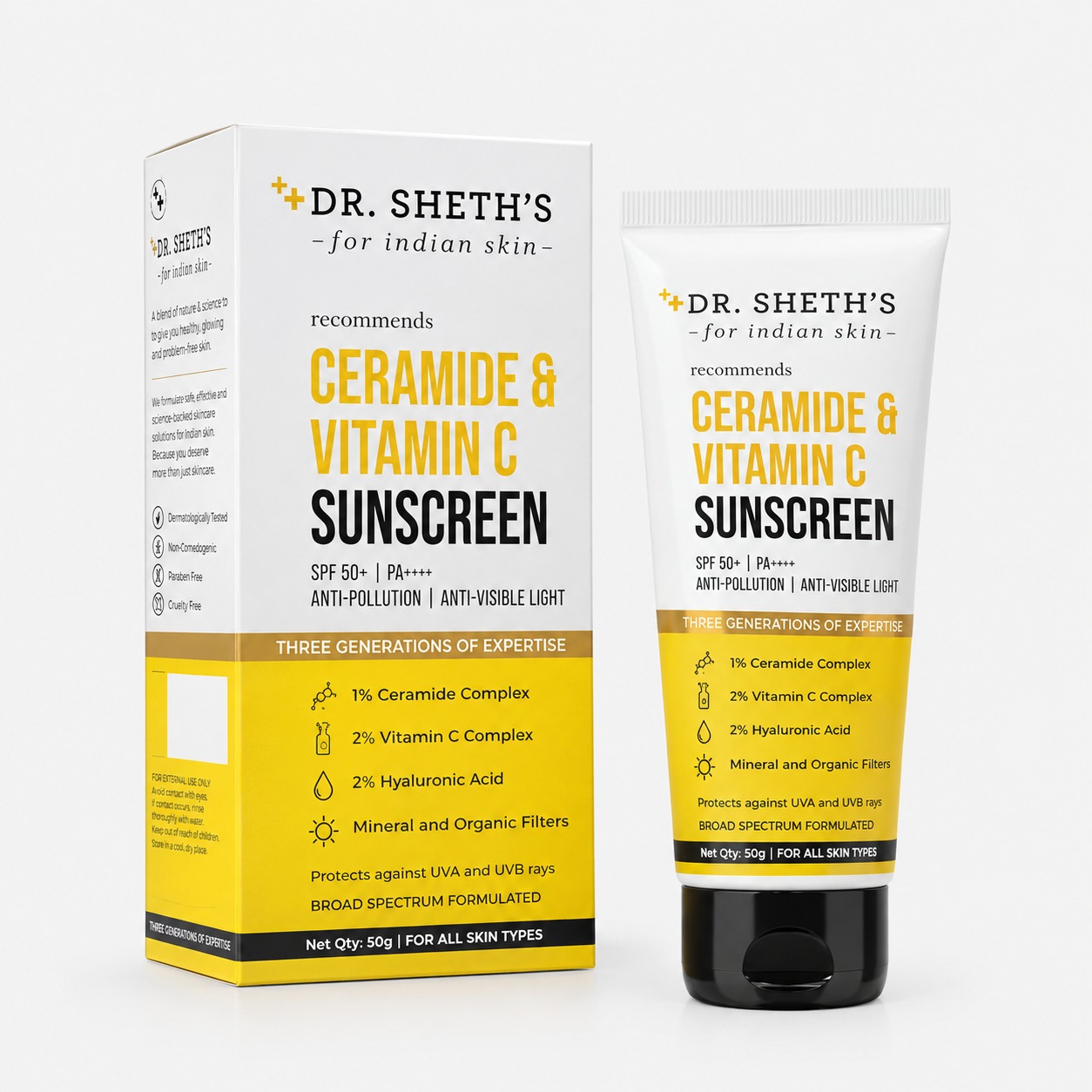 SPF 50 Ceramide & Vitamin C Daily Sunscreen