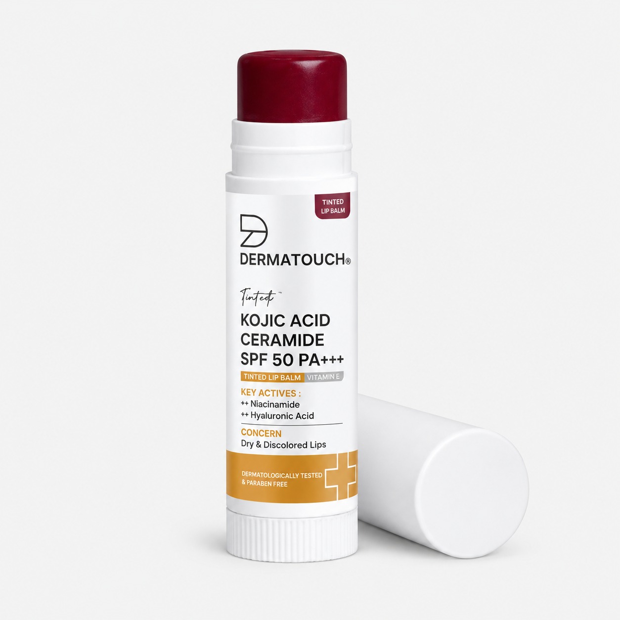 Dermatouch Kojic Acid Ceramide Tinted Wine Lip Balm 5g