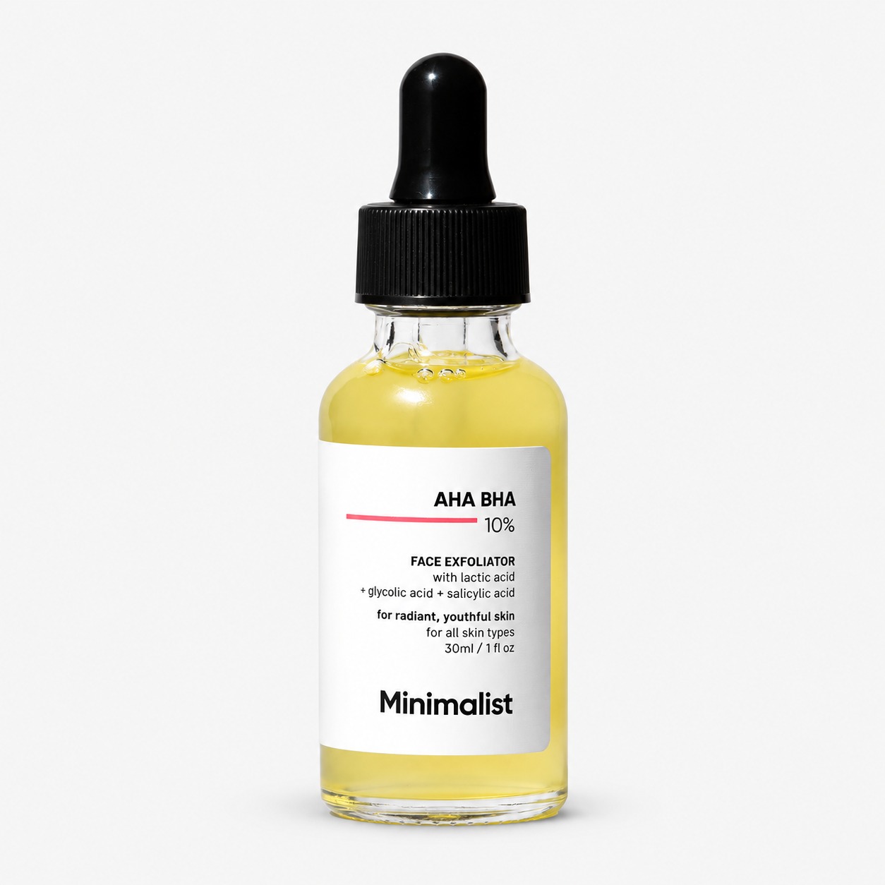 Minimalist AHA BHA 10% Face Exfoliator