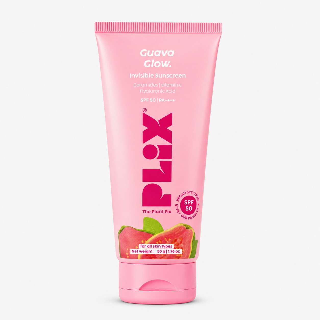 PLIX Guava Glow Invisible Sunscreen 50g