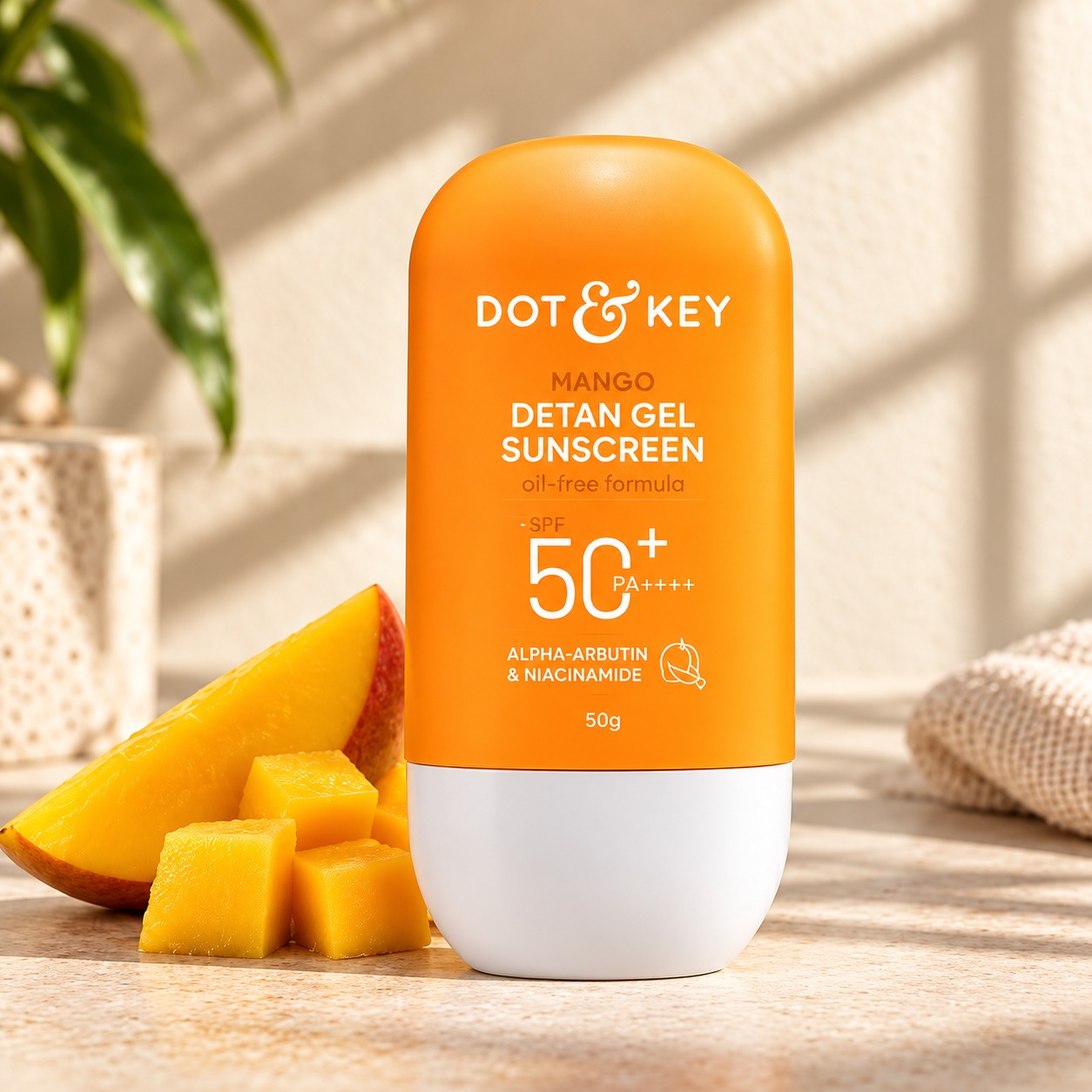 Dot & Key Mango Detan Gel Sunscreen SPF 50+ PA++++ 50g